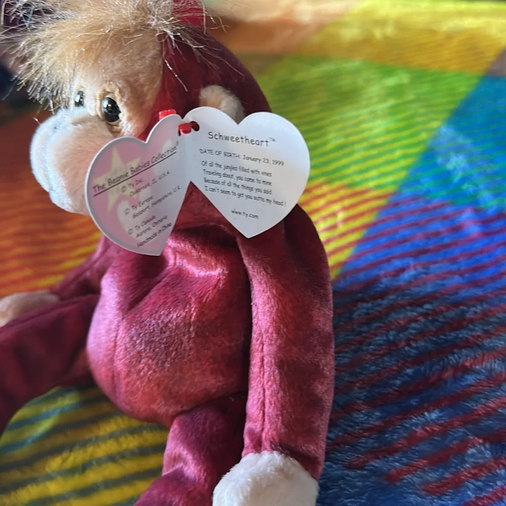 Ty Schweetheart the Monkey Beanie Baby
